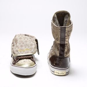VINTAGE Baby Phat Hi-top / Lo-top SZ 9 Gold Shoes
